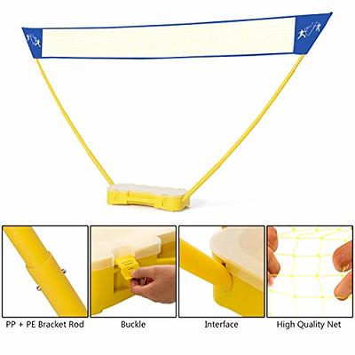  FBSPORT Portable Badminton Net Set with Storage Base