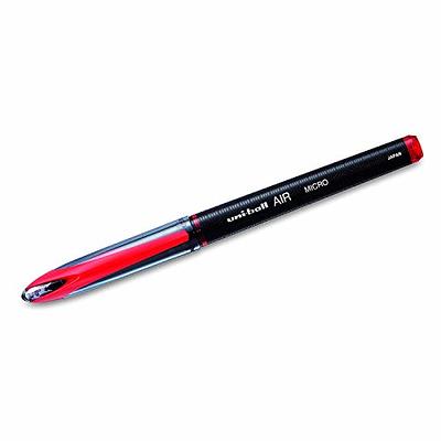 Uniball Onyx Rollerball Stick Pen 12 Pack, 0.5mm Micro Red Pens