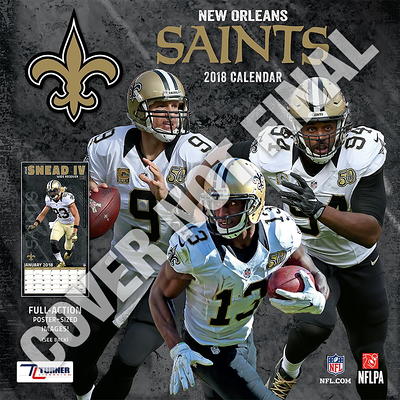 New Orleans Saints 2023 16-Month Mini Wall Calendar