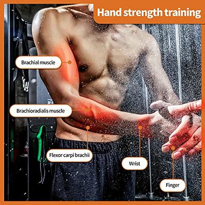 Grip Strength Trainer Set, 4 Pack, finger Wrist Forearm