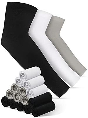  4 Pairs Kids Long Compression Leg Sleeves and Compression Arm  Sleeves Youth Basketball Leg Sleeves : Health & Household