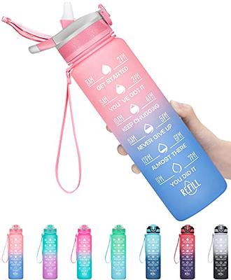 Sports Water Bottle 1L, BPA Non-Toxic Plastic Drinking Bottle, Leakproof  Design for Teenager, Adult, Sports, Gym, Fitness, Outdoor, Cycling, School  & Office 