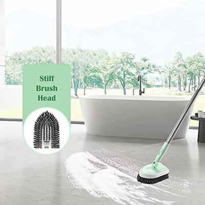 Multifunctional Hard Bristle Floor Brush: Plastic Long Handle Cleaning Brush  For Toilets, Bathtubs & Tiles - Essential Cleaning Supplies! - Temu