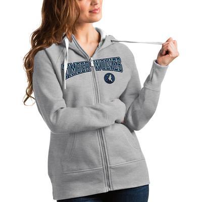 Antigua Apparel / Women's Detroit Tigers White Victory Full-Zip Hoodie