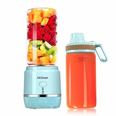 neza Portable Blender, Personal Blender Shakes and Smoothies, Portable  Juicer USB C Rechargeable, 15.2 Oz Multifunctional and BPA Free Mini  Blender