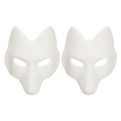 TOYANDONA Therian Mask, DIY Paintable Blank Masks, White Hand  Painted Face Mask, Paper Mache Masks to Decorate, Cat Masks for Cosplay,  Masquerade Costume, Party Favors - 10 Pack : Arts, Crafts
