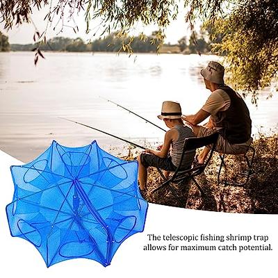 Fishing Bait Trap Crabfish Trap Foldable Fishing Net Trap 8 Holes