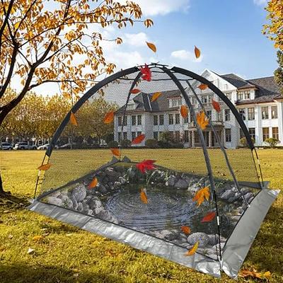 ANDGOAL Pond Cover Garden Net - Pond Cover Dome, Garden Cover Net with Tent  Ropes and Zippers