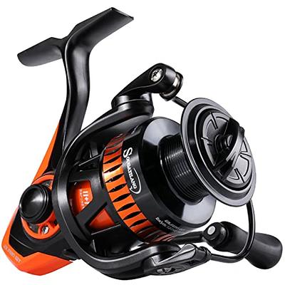 Spinning Fishing Reels 12+1BB Ultra Lightweight Carved Aluminum Spool Reels  Affordable Smooth Spinning Reels