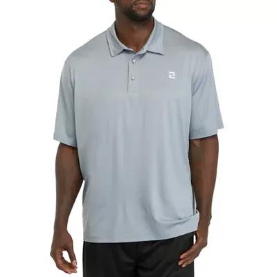 Zelos Men's Big & Tall Performance Polo Shirt, Gray - Yahoo Shopping