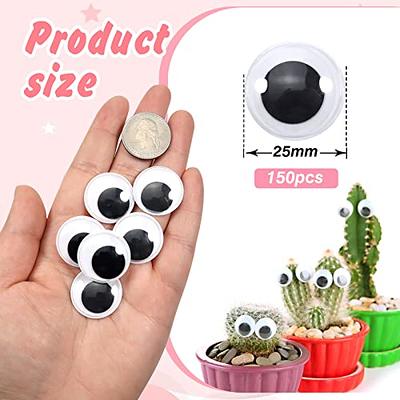 Black Self Adhesive Round Eyes, Googly Eyes Self Adhesive