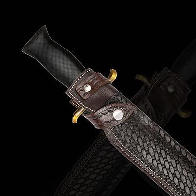 Hand Crafted Custom Leather Knife Sheaths Made To Fit Your Knife