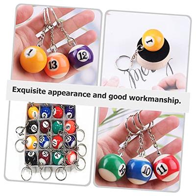 Equsion 15 Pcs Beadable Keychain Bar Bulk Metal Blank Keychain with 15 Pcs Leather Tassel for DIY Bead Keychain Supplies