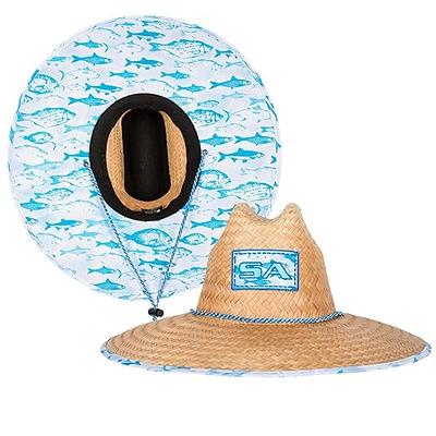 S A Company Hand-Woven Palm Straw Hats for Men & Women - Wide Brim