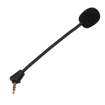 Replacement Game Mic 3.5mm Microphone for Kingston HyperX Cloud 2 II X Core  Pro Silver