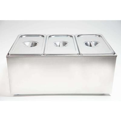 Alpha Living 3x2.5 QT Food Warmers for Parties Buffet Servers and