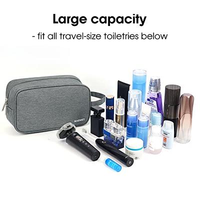 Mens Toiletry Bag Shaving Dopp Case for Travel by Bayfield Bags Black