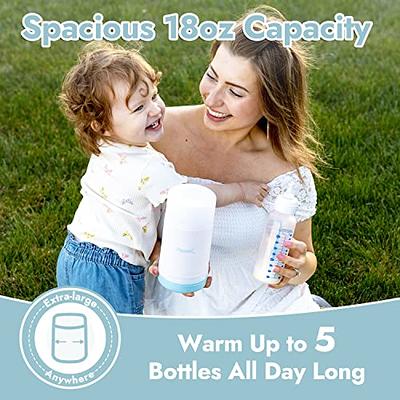 Portable Bottle Warmer, 18W Quick Charge, Baby Milk Heat Keeper with LED  Display, USB Warmer Bottle for Car Travel, Bottles Warmers on The go, Green