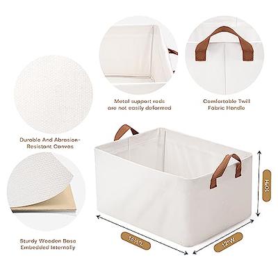 Storage Baskets For Shelves, Storage Bins For Shelf, Canvas Cloth