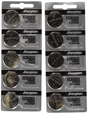 Energizer CR2032 3 Volt Lithium Coin Battery, 10 Count (Pack of 1) - Yahoo  Shopping