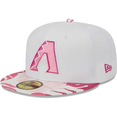 New Era White/Coral Arizona Diamondbacks 2001 World Series Strawberry Lolli 59FIFTY Fitted Hat