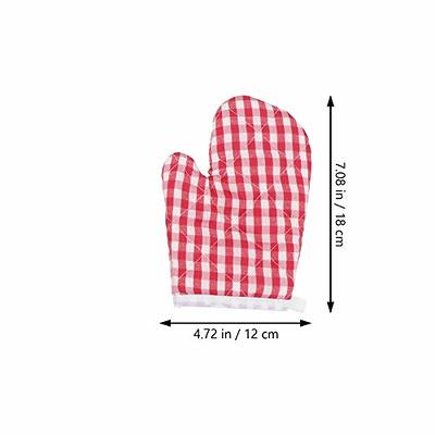 DOITOOL 2Pcs Kids Oven Mitts for Children Play Kitchen, Microwave