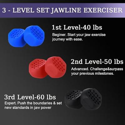 Jaw Exerciser for Men & Women, jaw Strengthener, Powerful Jaw Trainer for  Beginner, Intermediate & Advanced Users (Red) - Yahoo Shopping