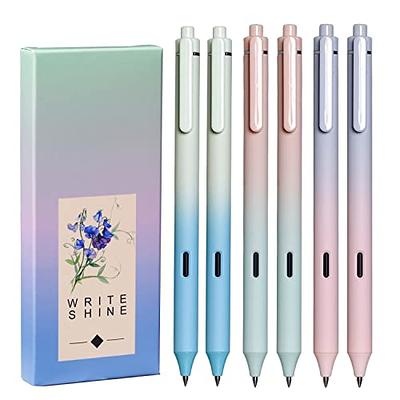 Gel Ink Pen, 12 Black Ink Pens, Fine Point Smooth Writing Pen Retractable,  The Best Aesthetic Lovely Pen For Note Taking Sketching - Temu Germany