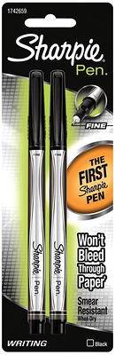 Staples Postscript Ballpoint Pens, Fine Point, Black Ink, Dozen (18274) -  Yahoo Shopping