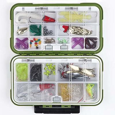 Goture Small Tackle Box, Waterproof Fishing Lure Boxes, Storage Case Bait  Plastic Accessories Containers Green SMALL 7.8'' X 4.2'' X 1.8'' - Yahoo  Shopping