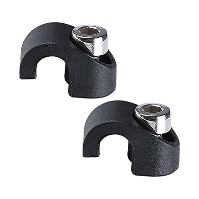 Bicycle Cable Guide,Aluminum Cable Guide For Bicycle,2pcs Bike Cable Guides  Hook, Ultra Light Aluminium Alloy Brake Shift Cable Base Buckle Clip Bike