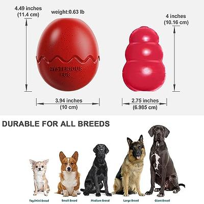 MITAIKO Treat Dispenser Dog Chew Toys for Aggressive Chewers - Dinosaur Egg  Dog Puzzle Slow Feeder, Interactive Dog Enrichment, Fun to Chase & Fetch  for Small Medium Large Dogs - Red - Yahoo Shopping