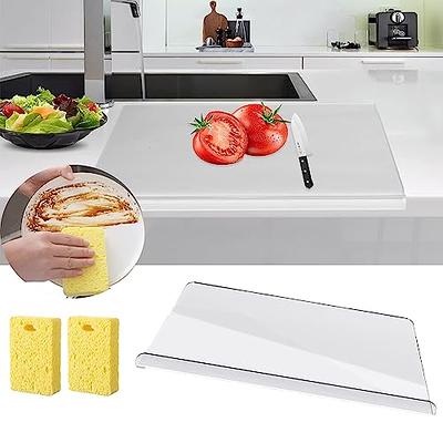 Acrylic Cutting Boards For Kitchen Counter, Clear Cutting Board For Kitchen,  Acrylic Anti-slip Transparent Cutting Board With Lip For Counter Countertop  Protector Home Restaurant, - Temu