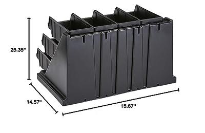 Cambro 12RS12110  12-Bin Condiment Organizer (Black)