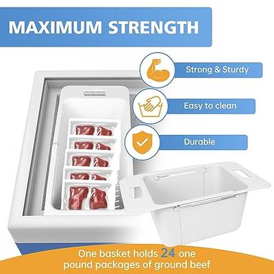  ZENFUN 2 Pack Refrigerator Organizer Bins, Fruit