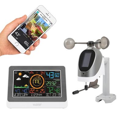 Logia 7-in-1 Wi-Fi Weather Station, Wireless Outdoor Weather Station with  Console Monitoring System, Wind Speed & More LOWSC713SWB - The Home Depot