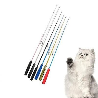 Cat Teaser Wands 38.19in Funny Pet Interactive Stick Rod Kitten