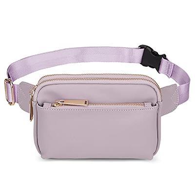  Belt Bag with Card Wallet for Women Men, Everywhere Fanny Pack  Crossbody Bags with Adjustable Strap, Mini Fashion Waist Packs (Grey with  Wallet)