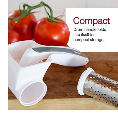 Stainless Steel Hand-Cranked Rotary Cheese Grater Ginger Shredder Kitchen  Tool 