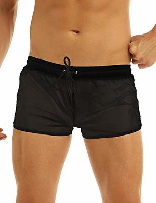 Suwangi Men's Swim Trunks Double Layer Beach Shorts Quick Dry Swimming  Trunks Compression Liner 2 in 1 Swim Shorts Boxer Brief Waterproof Surfing Board  Shorts Black : : Fashion