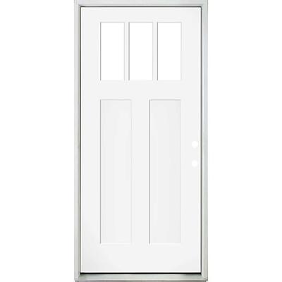 Legacy Collection Customizable Fiberglass Prehung Front Door