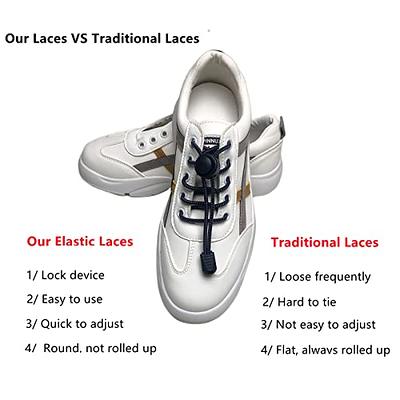 Elastic No Tie Shoelaces,Tieless Shoe Laces for Adults and Kids