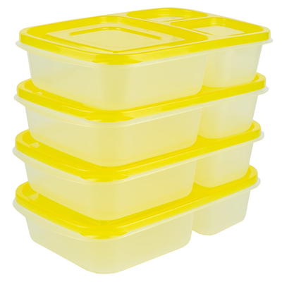 Rubbermaid TakeAlongs 3.7 Cup Divided Food Storage Containers, Set of 3,  color may vary - Yahoo Shopping