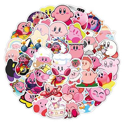 Kirby Matte Vinyl Sticker Water Bottle Sticker Kirby Laptop Decal 