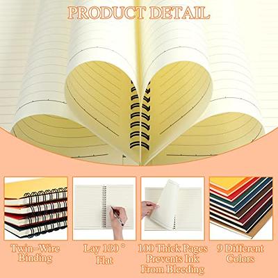 Notebook - 3 Pack A5 Lined Journal Notebooks, 8.3'' x 6'' Spiral Notebook,  Journal Notebook with Thick Paper, Classic College Ruled Notebooks for  Office, School Supplies - Yahoo Shopping