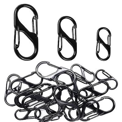 18pcs Small Carabiner Clip,S Carabiner Keychain,Zipper Clip Anti Theft, Zipper Pull Replacement,S Clips,Zipper Lock,Camping Outdoor  Buckle(Black,3Size) - Yahoo Shopping