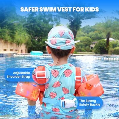 Gogokids Kids Swim Vest, Toddler Floaties for 30-50 lbs/2-6 Years