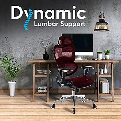 Oline Ergonomic Executive Office Rolling Home Desk Leather Chair W Armrests