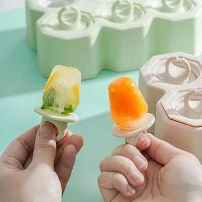 Popsicles Molds, 12 Cavities Silicone Popsicle Molds for Kids Adults Food  Grade Popsicle Maker Molds BPA-Free Ice Pop Mold Homemade Ice Pop Maker  with