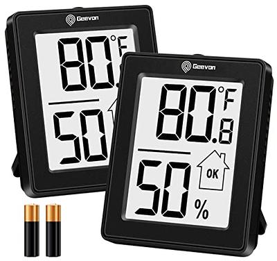 SwitchBot IP65 Indoor Outdoor Hygrometer Thermometer Wireless, 394ft Bluetooth Range, Refrigerator Thermometer, Dewpoint/VPD/Absolute Humidity